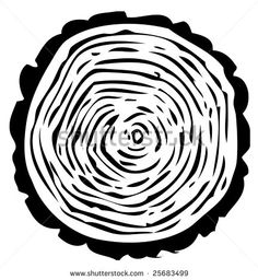 236x256 Western Red Cedar Large Tree Rings Art Prints, Stationery