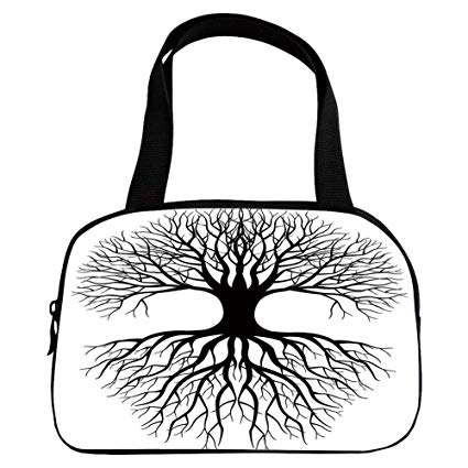 425x425 Iprint Increase Capacity Small Handbag Pink, Tree