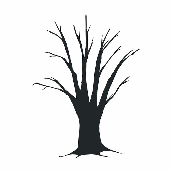 600x600 Tree Silhouette Art Print