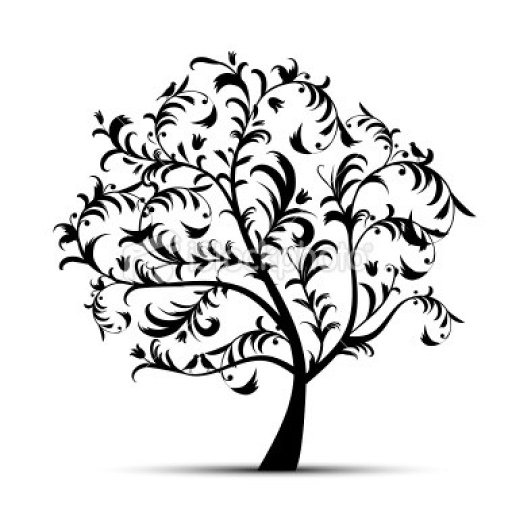 1024x1024 Tree Silhouette Clip Art Question Mark Clipart House Clipart