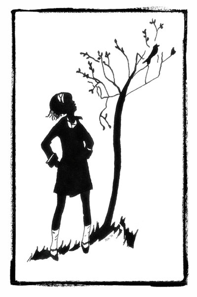 399x600 Tree Silhouette Drawings