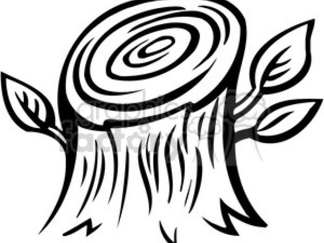 640x480 Tree Stump Clipart