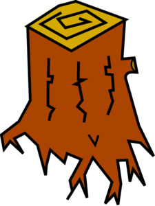 225x300 Stump Drawing Chopped Tree Huge Freebie! Download