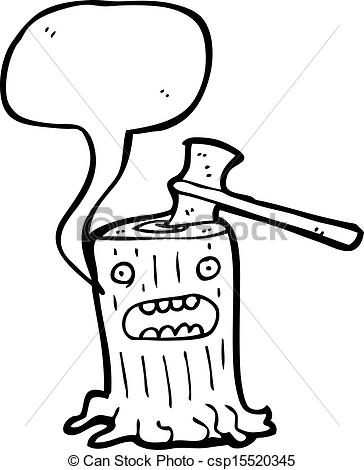 364x470 Cartoon Tree Stump