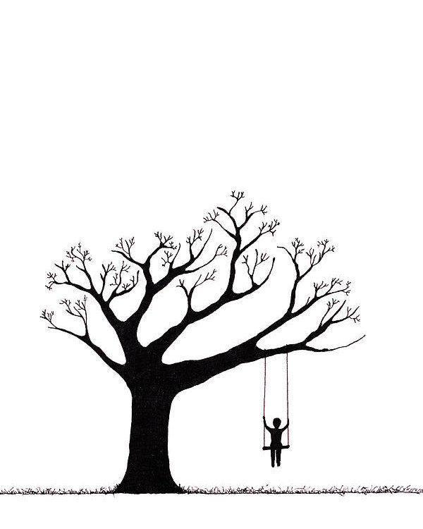 600x750 Tree Swing Poster