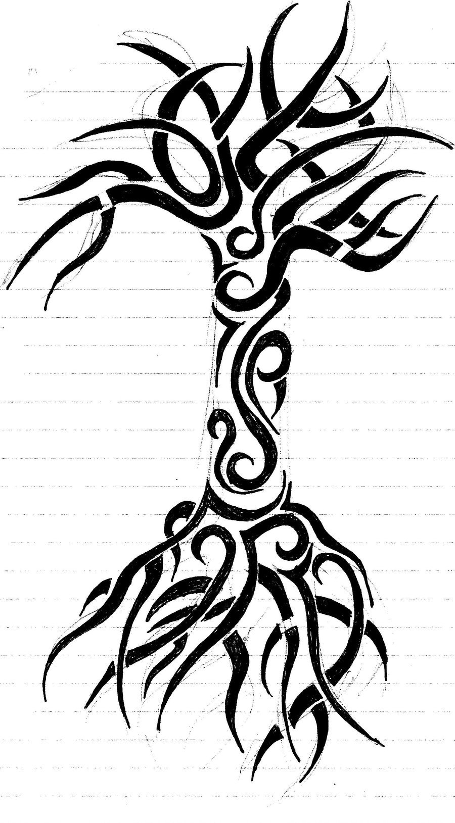 900x1629 Tribal Tree Tattoo Designs Ideas And Designs