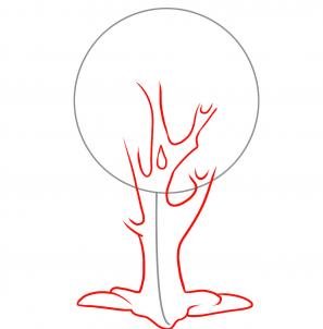 297x302 How To Draw How To Draw An Easy Tree