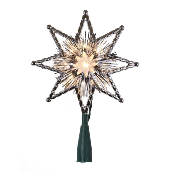 600x600 Silver Star Lighted Treetop Kurt S Adler