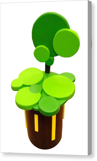 376x622 Tree House Drawing Canvas Prints