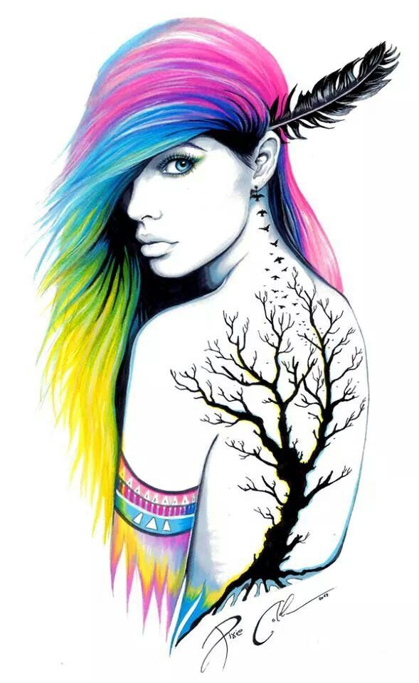 589x960 like the hair n face the tree nah drawing board art, drawings