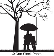 188x194 Man Woman Sitting Under Tree Illustrations And Clipart Man
