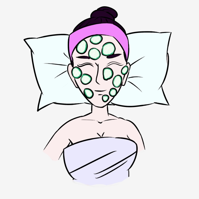 640x640 paste cucumber woman lying down pillow cucumber, go to bed