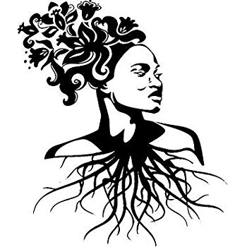 350x350 Evelyndavid Black Woman Flowers Hair Tree Root Stylish