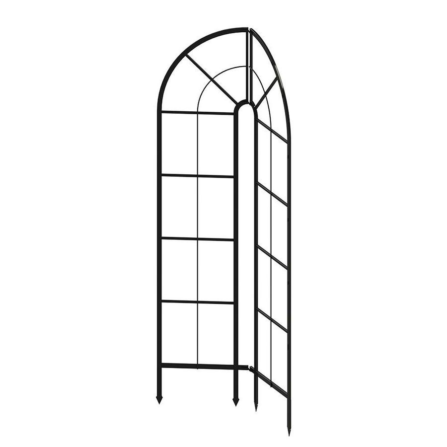900x900 Garden Craft In W X In H Black Garden Trellis