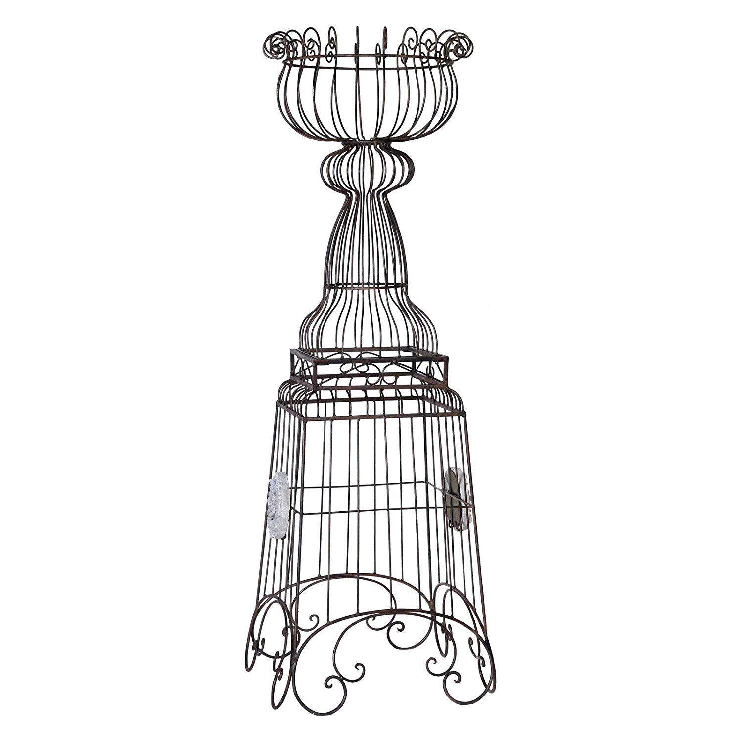 1500x1500 Wrought Iron Trellis Basket Planter Inch