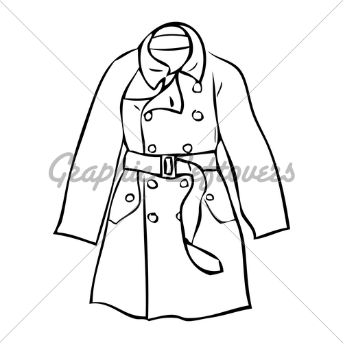 500x500 Fashion Trench Coat Gl Stock Images