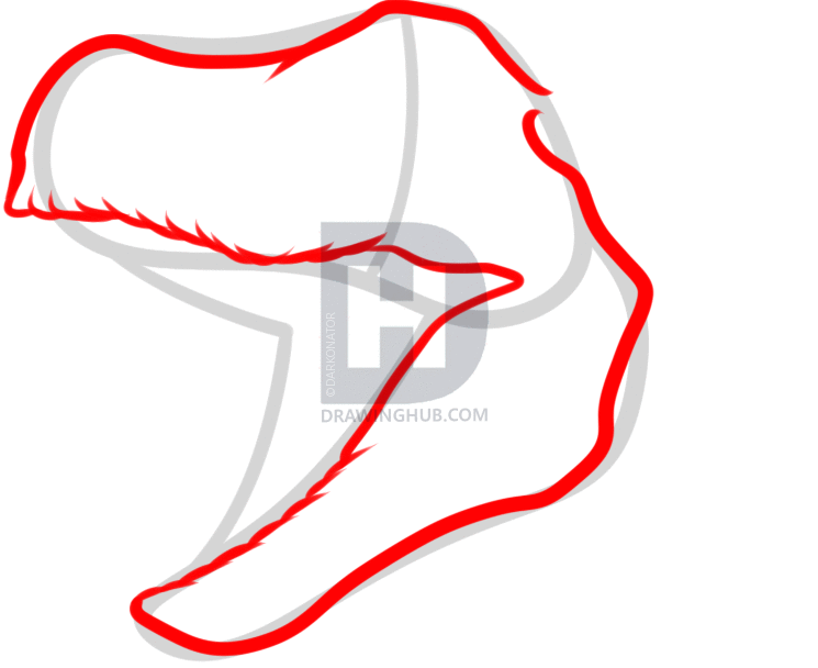745x608 How To Draw A T Rex Head, Step
