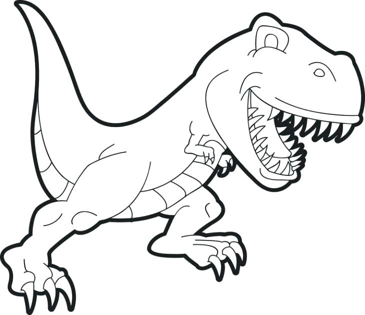 730x630 T Rex Cartoon Drawing