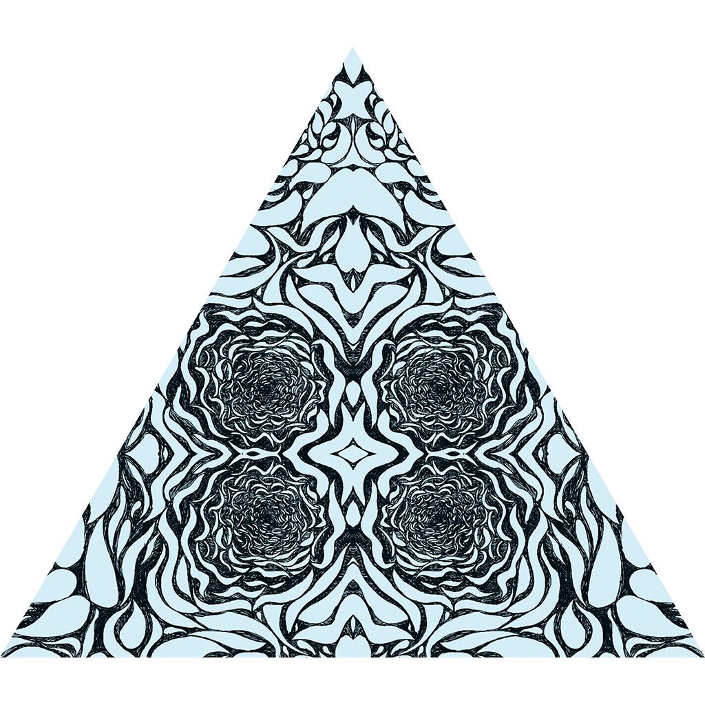 1024x1024 Abstract Pattern Wall Stickers Tagged Triangle