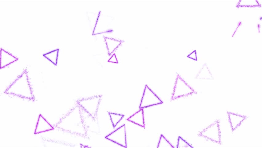 852x480 Drawing Triangle Shapes On White Stock Footage Video