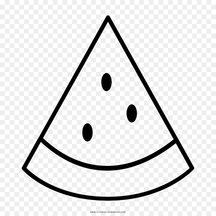 900x900 Watermelon, Drawing, Triangle, Transparent Png Image Clipart