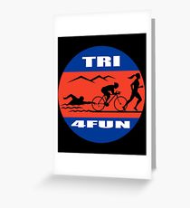 210x230 Triathlon Drawing Greeting Cards Redbubble