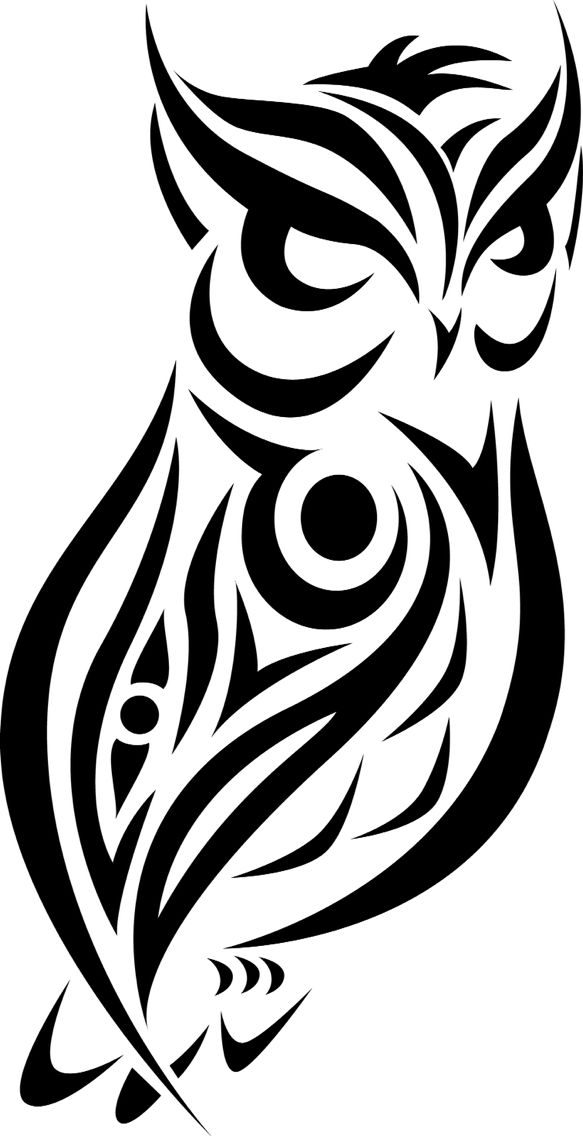 583x1136 Tribal Set Owl I Designed In My Designs Tribal Tattoos