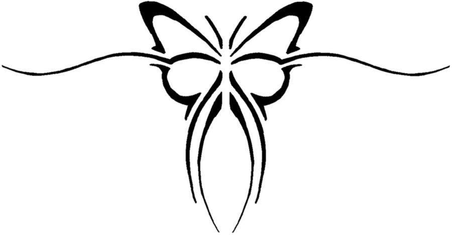 900x469 Tribal Butterfly