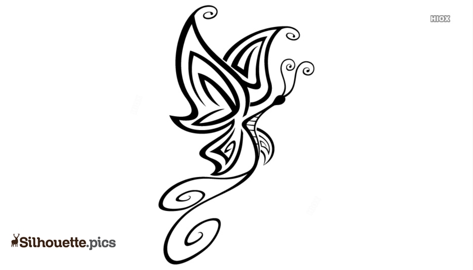 934x534 Tribal Butterfly Logo Silhouette For Download Silhouette Pics