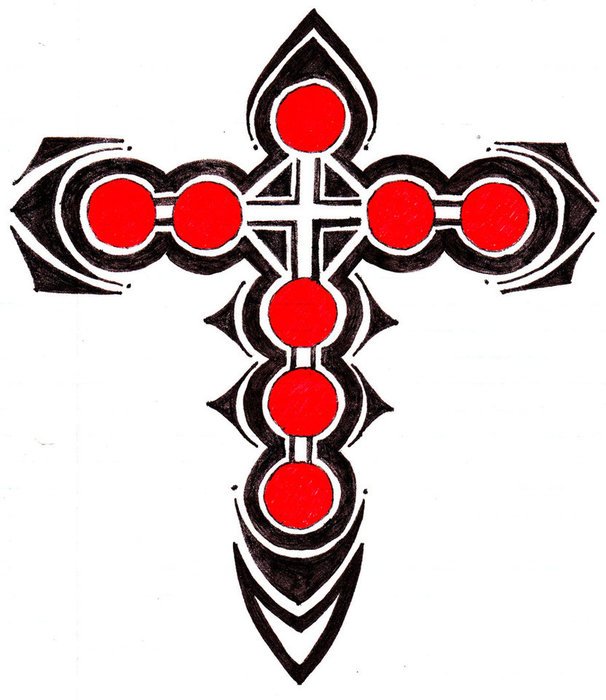 Tribal Cross Drawings Free download on ClipArtMag