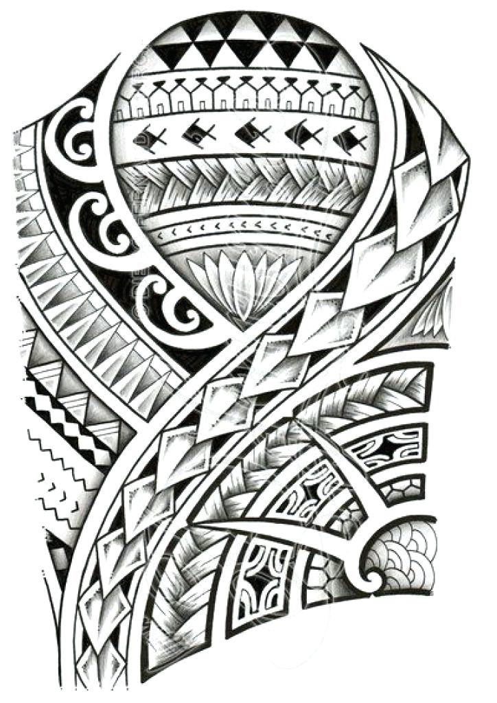 724x1024 Tattoo Drawings Tribal Hawaiian Templates Hawaii Designs