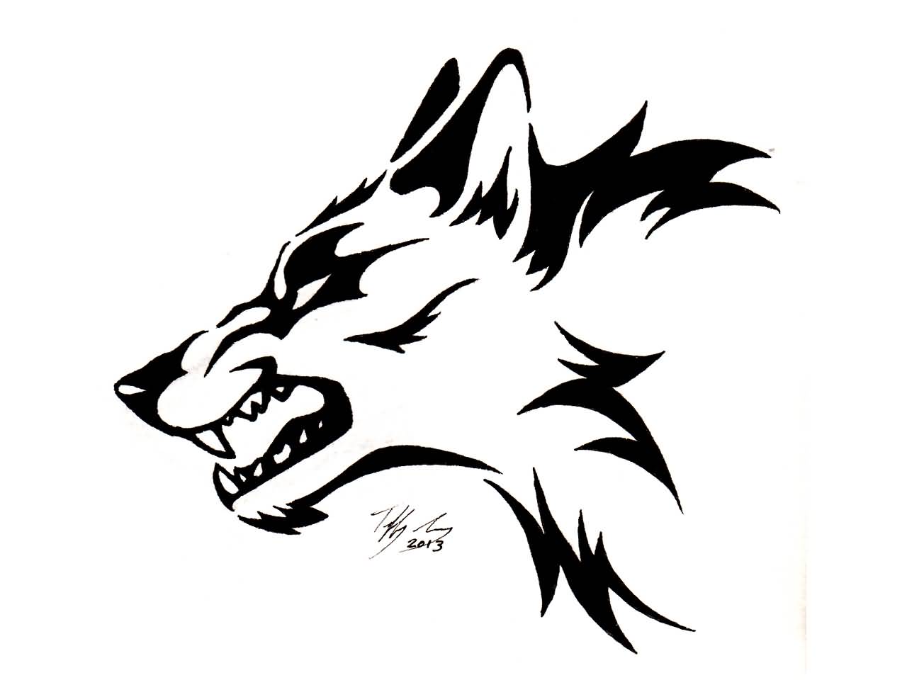 1280x960 Tribal Wolf Tattoos Designs And Ideas