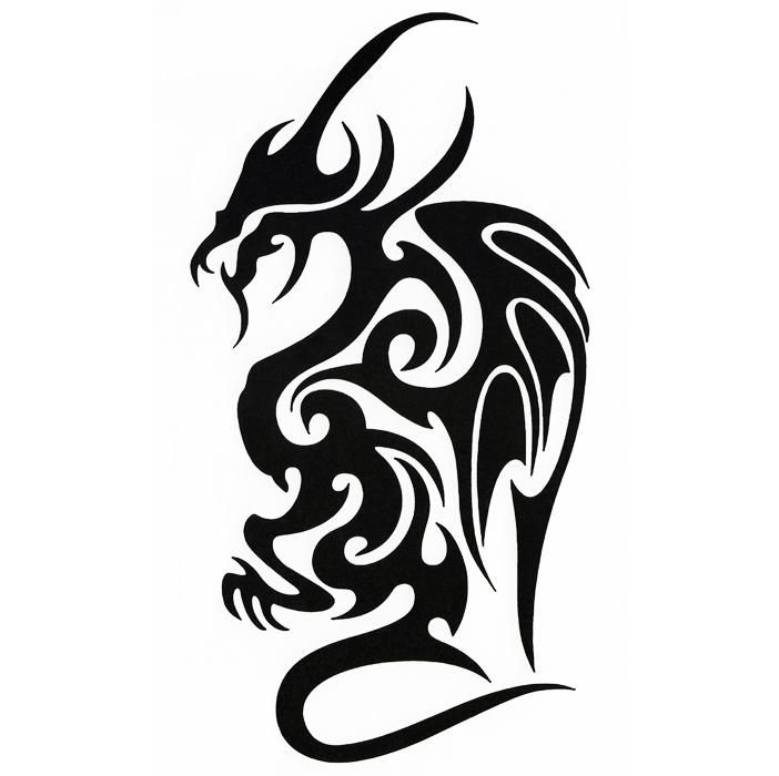 702x700 Tribal Dragon