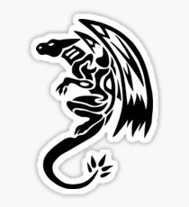 210x230 Tribal Dragon Drawing Stickers Redbubble