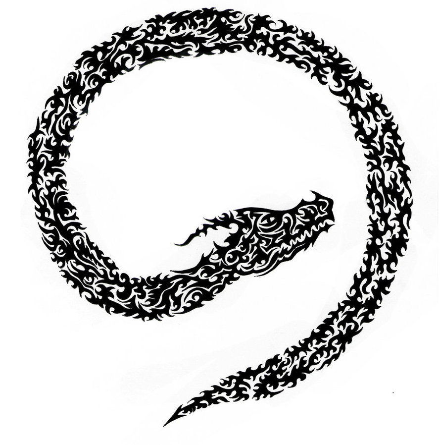 889x898 Tribal Dragons For Sticker Design Inspiration Uprinting