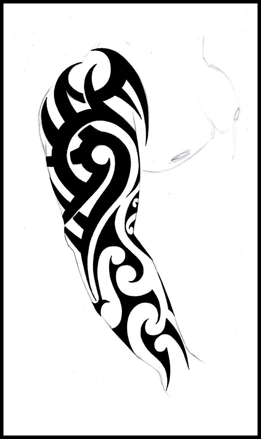 900x1514 Cool Tribal Tattoo Designs To Draw