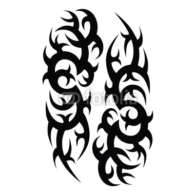 400x400 Tattoos Ideas Designs Tribal Tattoo Pattern Vector Illustration
