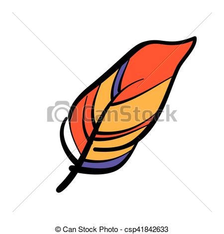 450x470 Feather Template Tribal Feather Vector Illustration