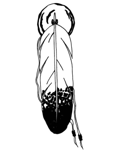 482x630 Native American Feather Clipart