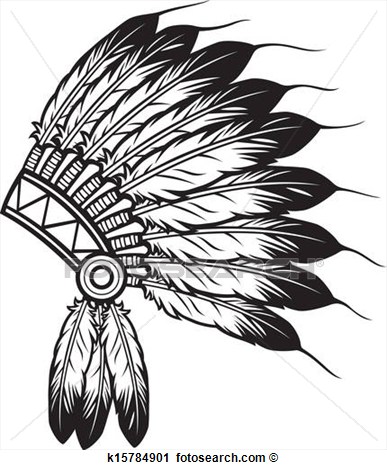 387x470 Tribal Feather Clipart