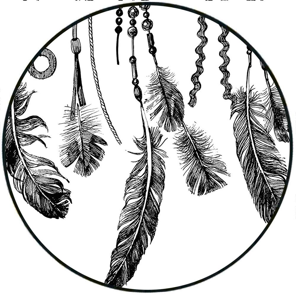 1000x1000 Short Plush Rugs Mat Minimalist Historical Tribal