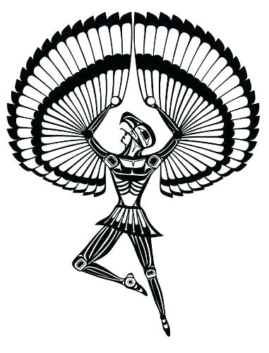 381x500 Eagle Feather Coloring