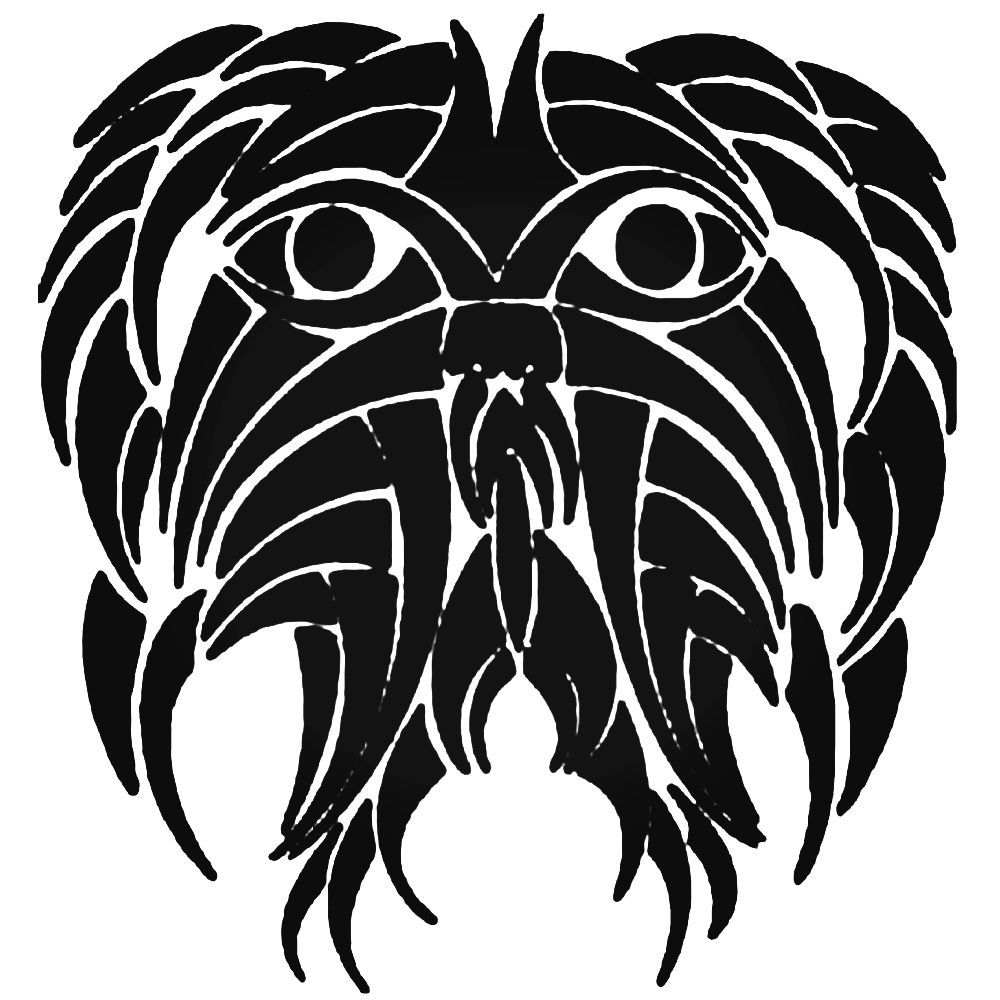 1000x1000 Tribal Fish Decal Sticker