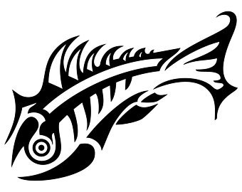 340x270 Tribal Fish Art Etsy