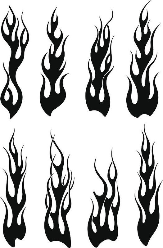 Tribal Flame Drawings | Free download on ClipArtMag