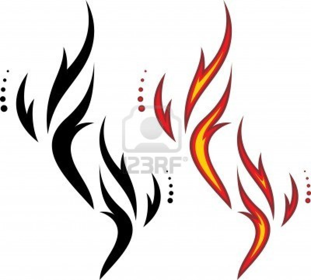 1200x1083 Tribal Fire And Flame Tattoos Designs