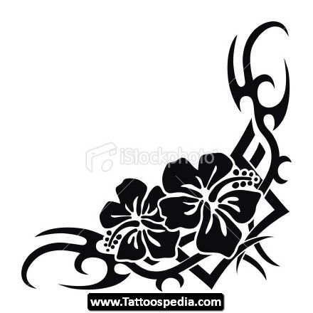 440x440 Tribal Flower Tattoo Designs Clip Art