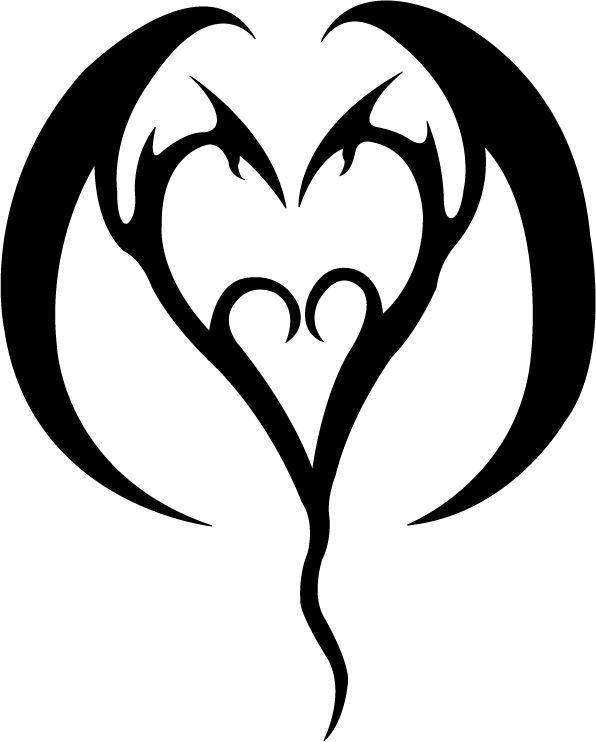 596x742 Dragon Heart Designs Dragon Heart, Dragon Tattoo Drawing, Heart