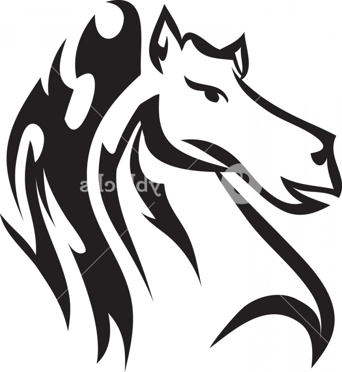 1102x1200 Tribal Vector Element With Horse Bvnmlpequ Jgmqca Sohadacouri
