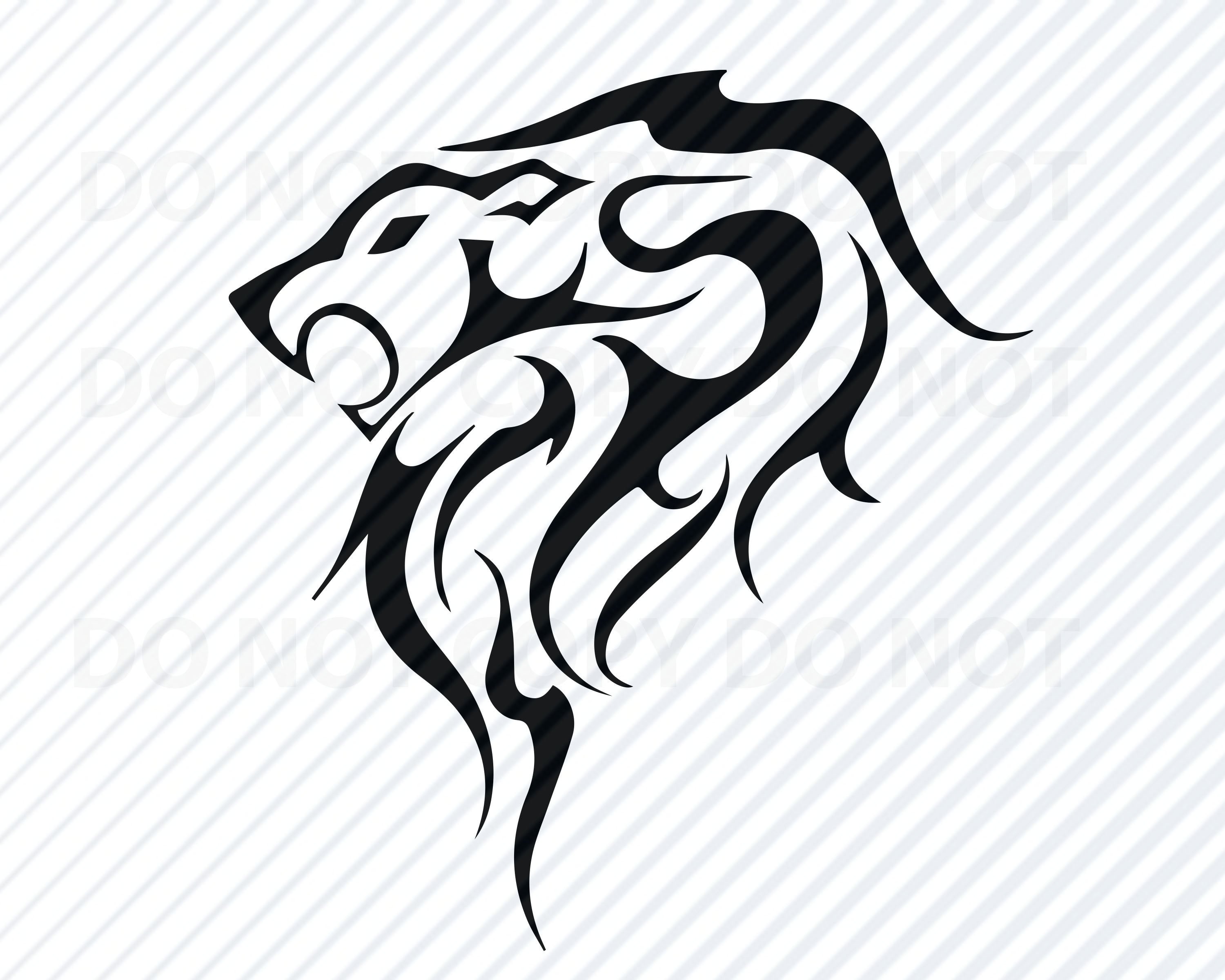 Tribal Lion Drawing Free download on ClipArtMag